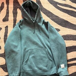 Glossier Womans Green Hoodie
